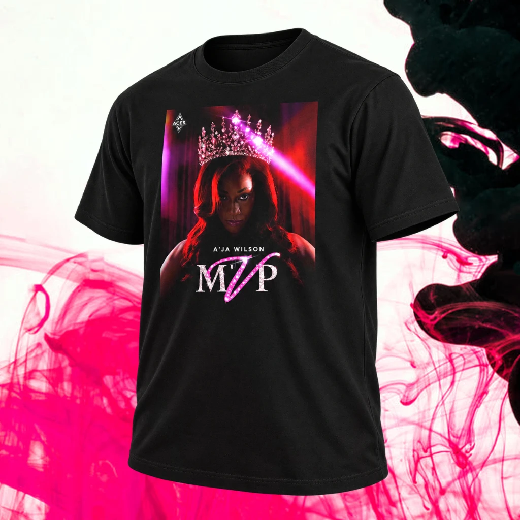 A’ja Wilson Las Vegas Aces 2026 WNBA MVP Five Of A Kind T-Shirt