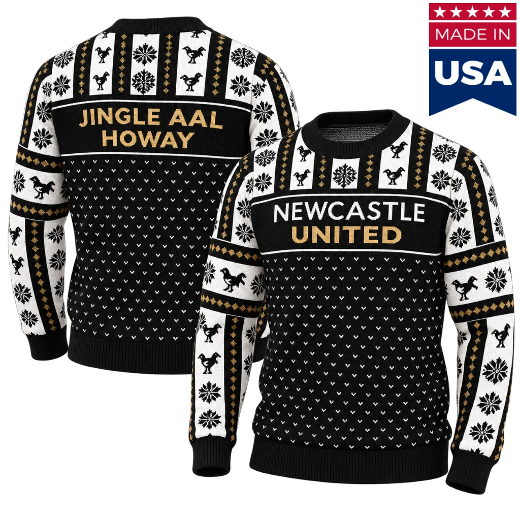 Newcastle United Jingle Aal Howay Christmas Sweater