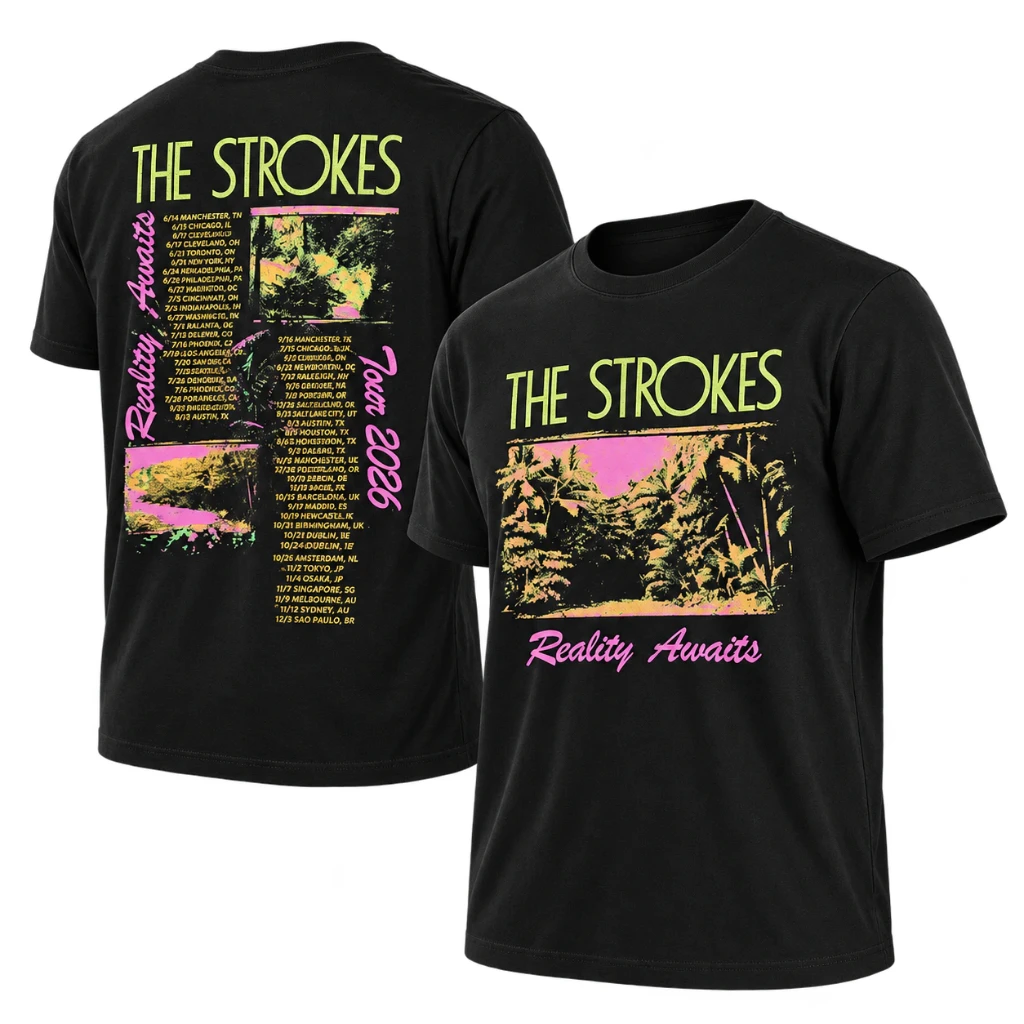 The Strokes Mal Pais Tour 2026 T-Shirt