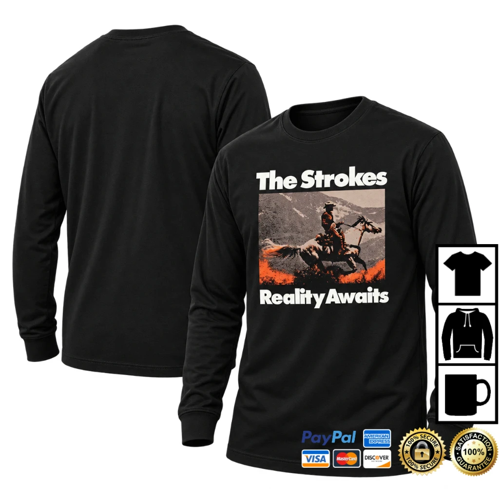 The Strokes Reality Awaits Tour 2026 Long Sleeve Tee